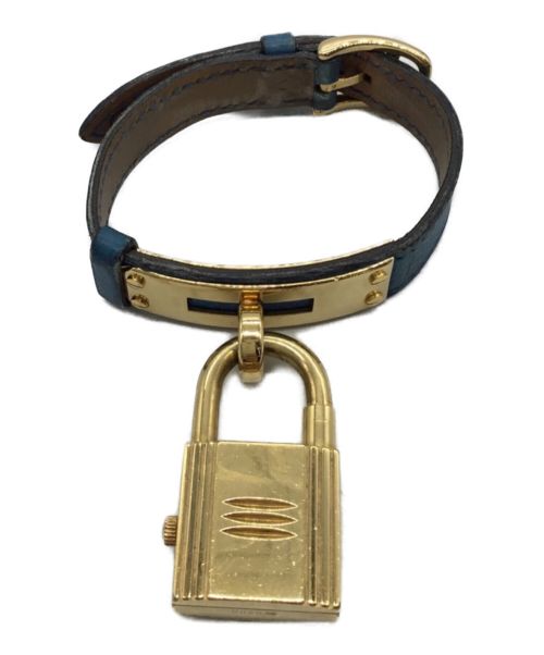 HERMES（エルメス）HERMES (エルメス) 腕時計 ブルーベルト サイズ:-の古着・服飾アイテム