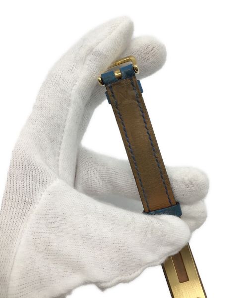 HERMES（エルメス）HERMES (エルメス) 腕時計 ブルーベルト サイズ:-の古着・服飾アイテム
