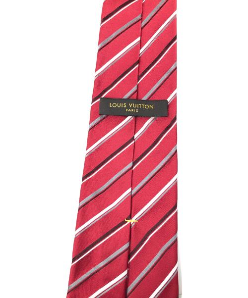 LOUIS VUITTON（ルイ ヴィトン）LOUIS VUITTON (ルイ ヴィトン) ネクタイ レッド サイズ:実寸サイズにてご確認下さい。の古着・服飾アイテム