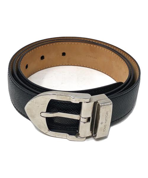LOUIS VUITTON（ルイ ヴィトン）LOUIS VUITTON (ルイ ヴィトン) ベルト タイガ サンチュール・クラシック ブラック サイズ:実寸サイズにてご確認下さい。の古着・服飾アイテム