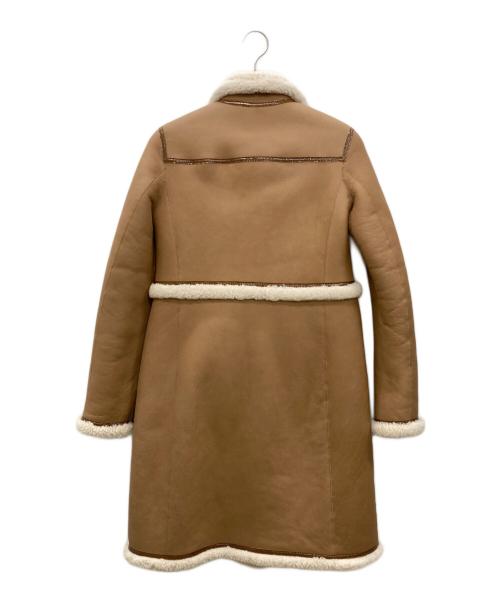 TORY BURCH（トリーバーチ）TORY BURCH (トリーバーチ) ムートンコート キャメル サイズ:XSの古着・服飾アイテム