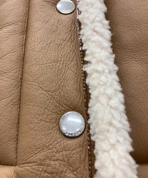 TORY BURCH（トリーバーチ）TORY BURCH (トリーバーチ) ムートンコート キャメル サイズ:XSの古着・服飾アイテム