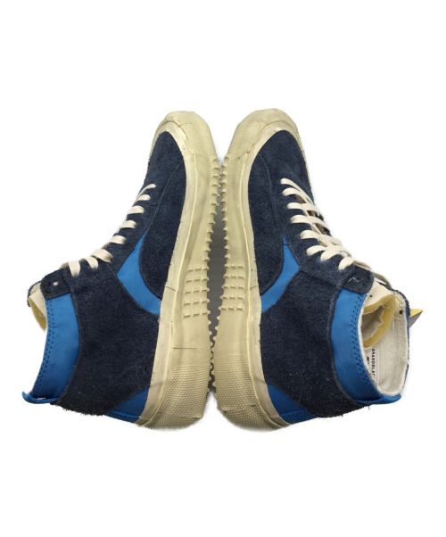 BRANDBLACK（ブランドブラック）BRANDBLACK (ブランドブラック) Capo Dirty High Top Sneaker ネイビー サイズ:26の古着・服飾アイテム