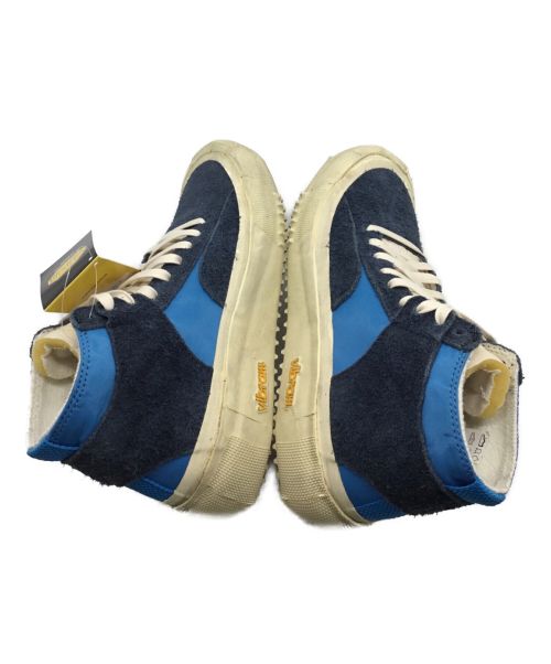 BRANDBLACK（ブランドブラック）BRANDBLACK (ブランドブラック) Capo Dirty High Top Sneaker ネイビー サイズ:26の古着・服飾アイテム