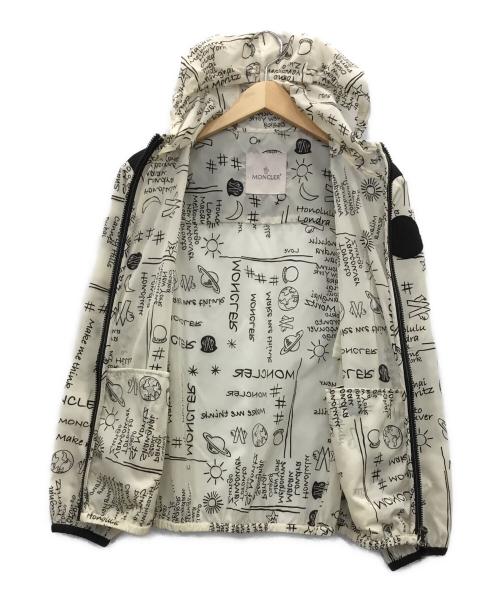 MONCLER（モンクレール）MONCLER (モンクレール) フーデッドナイロンジャケット ホワイト サイズ:00の古着・服飾アイテム
