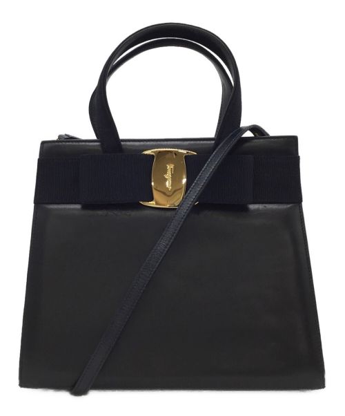 Ferragamo（フェラガモ）Ferragamo (フェラガモ) ショルダーバッグ ブラック サイズ:-の古着・服飾アイテム