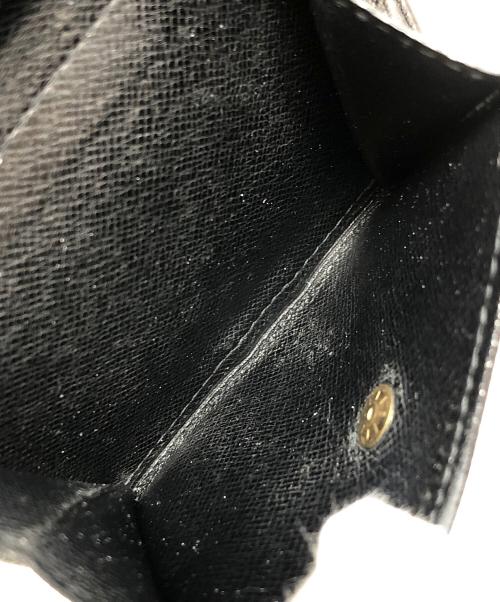 LOUIS VUITTON（ルイ ヴィトン）LOUIS VUITTON (ルイ ヴィトン) 2つ折り財布 エピ ポルト ビエ・コンパクト ブラック サイズ:実寸サイズにてご確認下さい。の古着・服飾アイテム