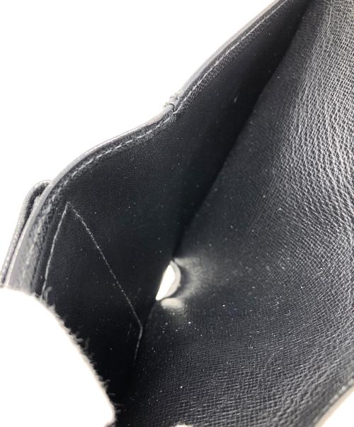 LOUIS VUITTON（ルイ ヴィトン）LOUIS VUITTON (ルイ ヴィトン) 2つ折り財布 エピ ポルト ビエ・コンパクト ブラック サイズ:実寸サイズにてご確認下さい。の古着・服飾アイテム
