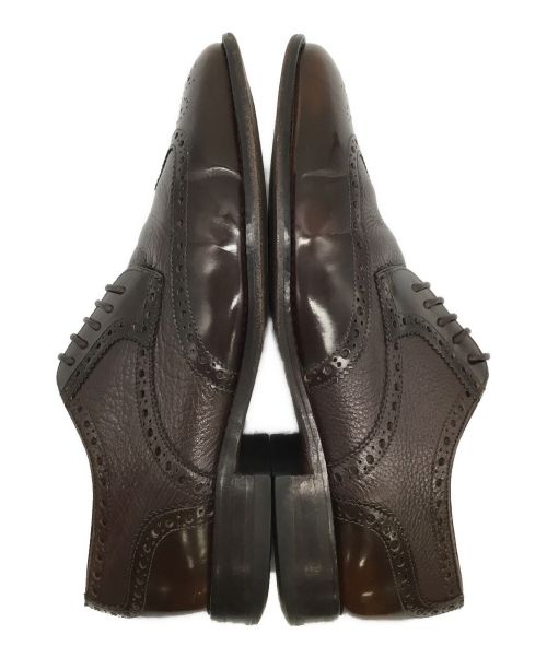 LOAKE（ローク）LOAKE (ローク) ウィングチップシューズ ブラウン サイズ:25cmの古着・服飾アイテム