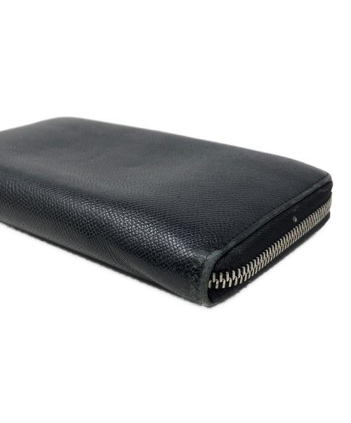 BVLGARI（ブルガリ）BVLGARI (ブルガリ) ラウンドファスナー長財布 ブラック サイズ:実寸サイズにてご確認下さい。の古着・服飾アイテム