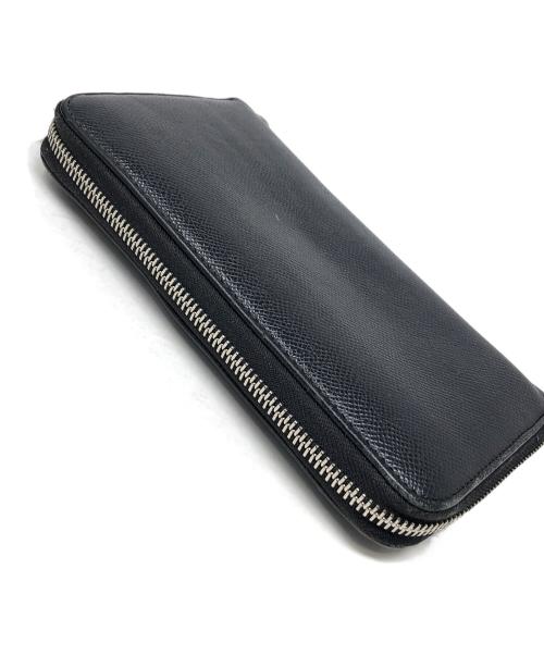 BVLGARI（ブルガリ）BVLGARI (ブルガリ) ラウンドファスナー長財布 ブラック サイズ:実寸サイズにてご確認下さい。の古着・服飾アイテム