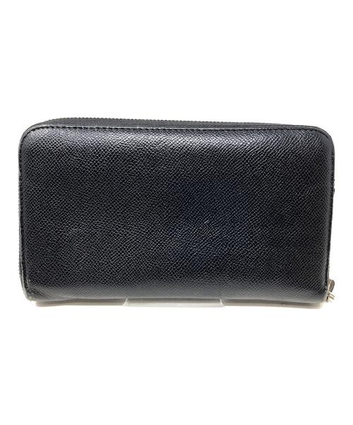 BVLGARI（ブルガリ）BVLGARI (ブルガリ) ラウンドファスナー長財布 ブラック サイズ:実寸サイズにてご確認下さい。の古着・服飾アイテム