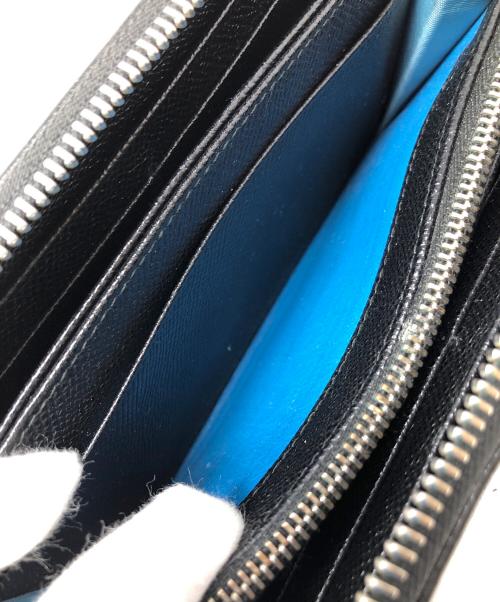 BVLGARI（ブルガリ）BVLGARI (ブルガリ) ラウンドファスナー長財布 ブラック サイズ:実寸サイズにてご確認下さい。の古着・服飾アイテム