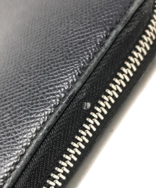 BVLGARI（ブルガリ）BVLGARI (ブルガリ) ラウンドファスナー長財布 ブラック サイズ:実寸サイズにてご確認下さい。の古着・服飾アイテム