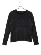 BY GLAD HANDバイ グラッド ハンド）の古着「クルーネックニット」｜ブラック