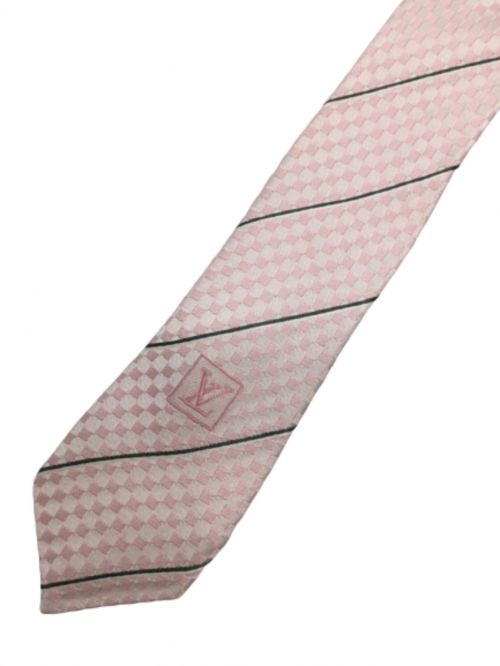 LOUIS VUITTON（ルイ ヴィトン）LOUIS VUITTON (ルイ ヴィトン) ネクタイ ピンク サイズ:-の古着・服飾アイテム