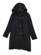 ara araアラアラ）の古着「メルトンウール コクーン ダッフルコート」｜ブラック