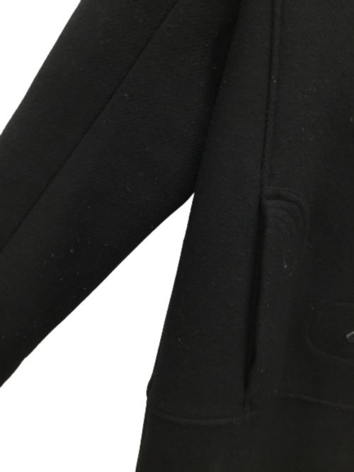 ara ara（アラアラ）ara ara (アラアラ) メルトンウール コクーン ダッフルコート ブラック サイズ:2（M~L）の古着・服飾アイテム