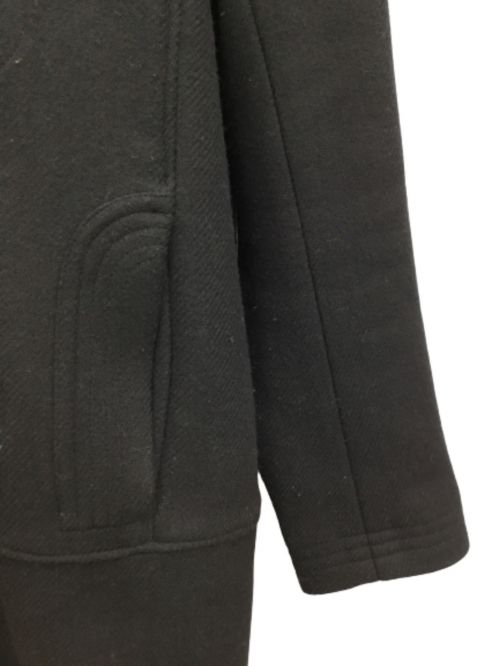 ara ara（アラアラ）ara ara (アラアラ) メルトンウール コクーン ダッフルコート ブラック サイズ:2（M~L）の古着・服飾アイテム