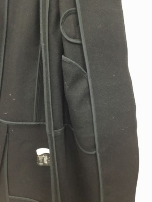 ara ara（アラアラ）ara ara (アラアラ) メルトンウール コクーン ダッフルコート ブラック サイズ:2（M~L）の古着・服飾アイテム