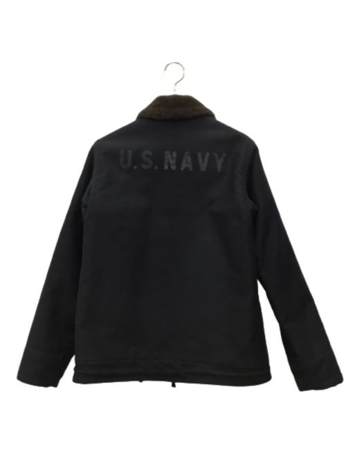 THE REAL McCOY'S（ザ・リアルマッコイズ）THE REAL McCOY'S (ザリアルマッコイズ) N-1デッキジャケット ブラック サイズ:36の古着・服飾アイテム