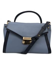 MICHAEL KORS（マイケル・コース）の古着「2WAYバッグ」｜ネイビー×ブルー