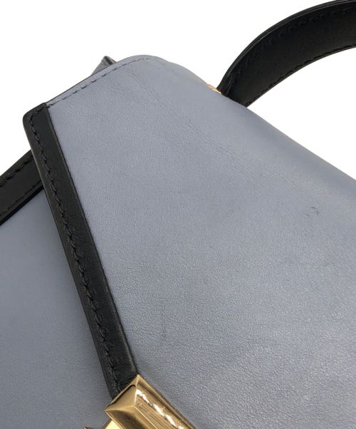 MICHAEL KORS（マイケル・コース）MICHAEL KORS (マイケルコース) 2WAYバッグ ネイビー×ブルーの古着・服飾アイテム