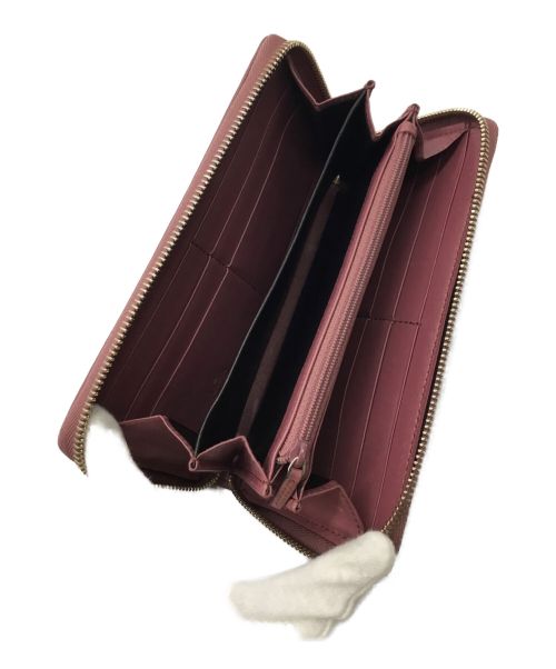 GUCCI（グッチ）GUCCI (グッチ) GGインプリメ ラウンドファスナー ピンクの古着・服飾アイテム