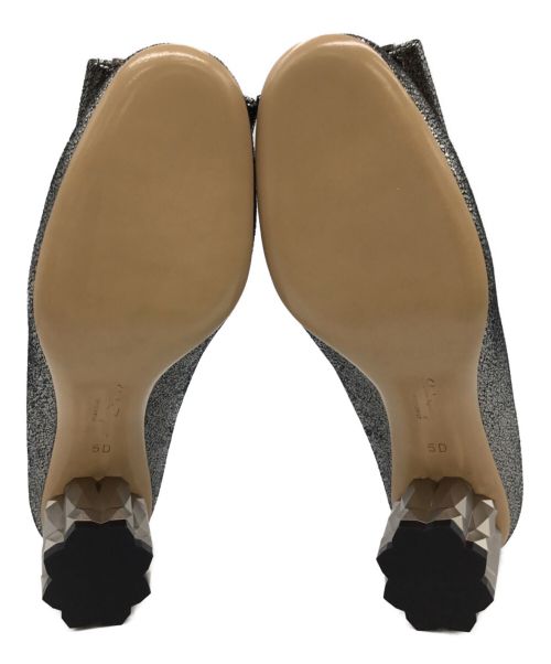 Salvatore Ferragamo（サルヴァトーレ フェラガモ）Salvatore Ferragamo (サルヴァトーレ フェラガモ) CAPUA 55 シルバー サイズ:5Dの古着・服飾アイテム