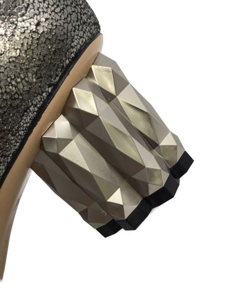 Salvatore Ferragamo（サルヴァトーレ フェラガモ）Salvatore Ferragamo (サルヴァトーレ フェラガモ) CAPUA 55 シルバー サイズ:5Dの古着・服飾アイテム