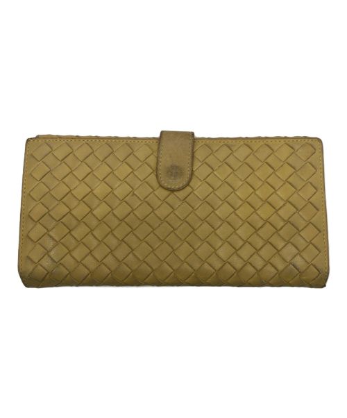 BOTTEGA VENETA（ボッテガベネタ）BOTTEGA VENETA (ボッテガベネタ) 長財布 イエローの古着・服飾アイテム