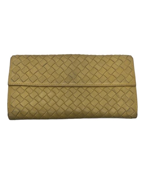 BOTTEGA VENETA（ボッテガベネタ）BOTTEGA VENETA (ボッテガベネタ) 長財布 イエローの古着・服飾アイテム