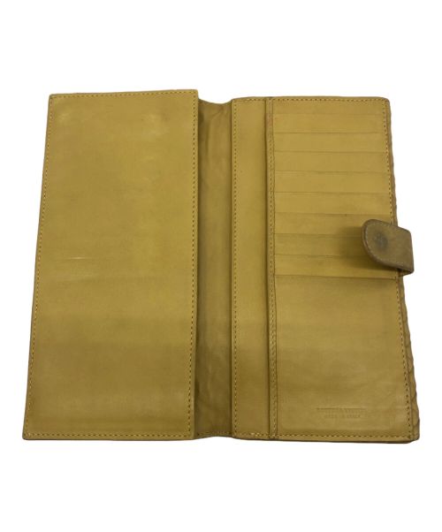 BOTTEGA VENETA（ボッテガベネタ）BOTTEGA VENETA (ボッテガベネタ) 長財布 イエローの古着・服飾アイテム