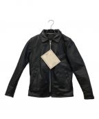 VANSONバンソン）の古着「レザージャケット」｜ブラック