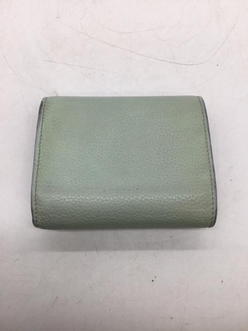 CELINE（セリーヌ）CELINE (セリーヌ) 3つ折り財布 スカイブルーの古着・服飾アイテム