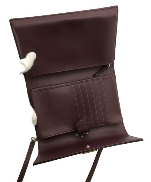 Kate Spade（ケイトスペード）Kate Spade (ケイトスペード) ショルダーウォレット バイオレットの古着・服飾アイテム