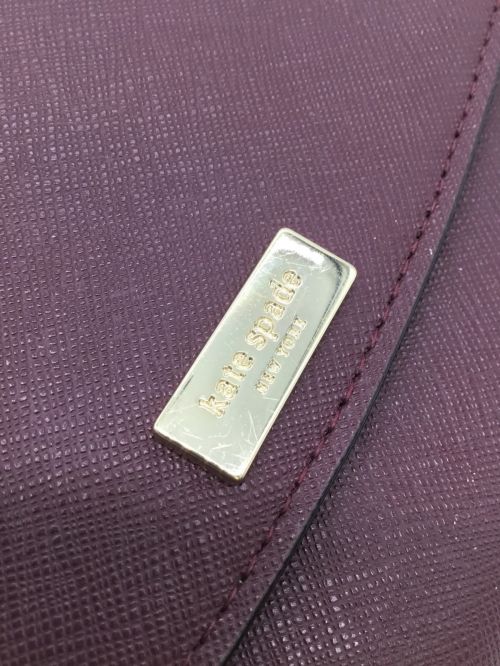 Kate Spade（ケイトスペード）Kate Spade (ケイトスペード) ショルダーウォレット バイオレットの古着・服飾アイテム