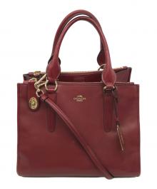COACH（コーチ）の古着「2WAYバッグ」｜ワインレッド