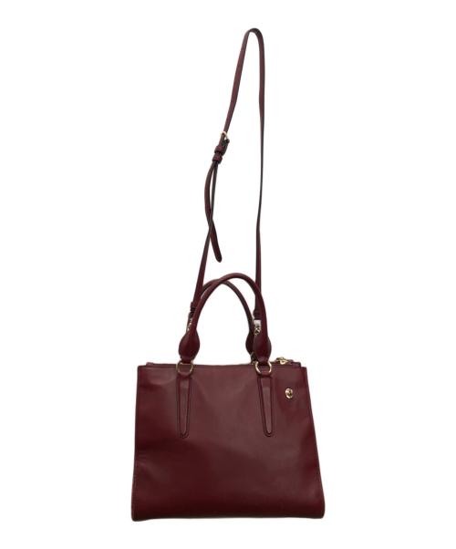 COACH（コーチ）COACH (コーチ) 2WAYバッグ ワインレッドの古着・服飾アイテム