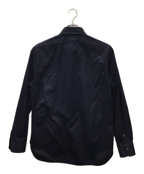 MACKINTOSH（マッキントッシュ）MACKINTOSH (マッキントッシュ) 小紋プリントジャージシャツ ネイビー サイズ:Lの古着・服飾アイテム