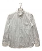 MACKINTOSHマッキントッシュ）の古着「小紋プリントジャージシャツ」｜ホワイト