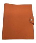 HERMESエルメス）の古着「手帳カバー」｜オレンジ