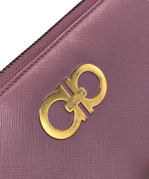 Salvatore Ferragamo（サルヴァトーレ フェラガモ）Salvatore Ferragamo (サルヴァトーレ フェラガモ) 長財布 バイオレットの古着・服飾アイテム