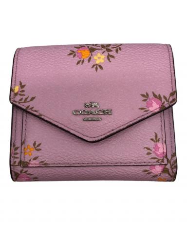 中古・古着通販】COACH (コーチ) 2つ折り財布 ピンク｜ブランド・古着