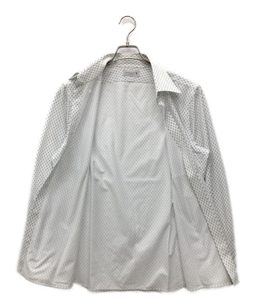 MACKINTOSH（マッキントッシュ）MACKINTOSH (マッキントッシュ) 小紋プリントジャージシャツ ホワイト サイズ:Lの古着・服飾アイテム