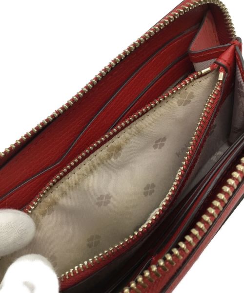 Kate Spade（ケイトスペード）Kate Spade (ケイトスペード) 長財布 レッドの古着・服飾アイテム