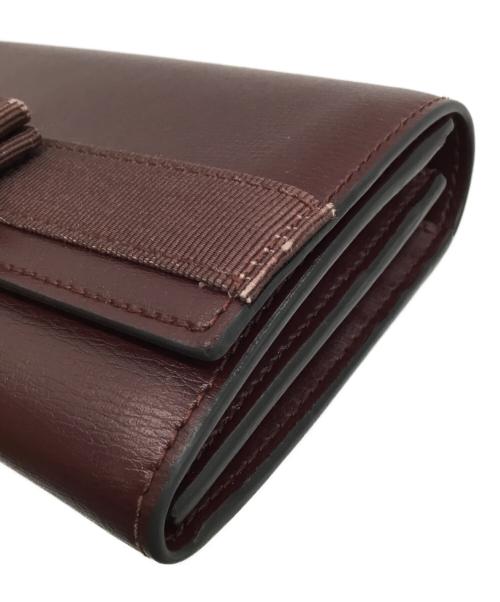Salvatore Ferragamo（サルヴァトーレ フェラガモ）Salvatore Ferragamo (サルヴァトーレ フェラガモ) 長財布 ボルドーの古着・服飾アイテム