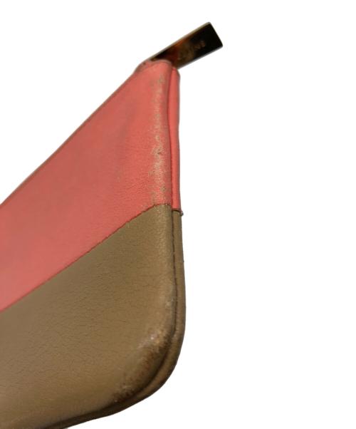 CELINE（セリーヌ）CELINE (セリーヌ) コインケース ピンク×ベージュの古着・服飾アイテム