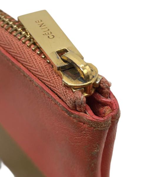 CELINE（セリーヌ）CELINE (セリーヌ) コインケース ピンク×ベージュの古着・服飾アイテム