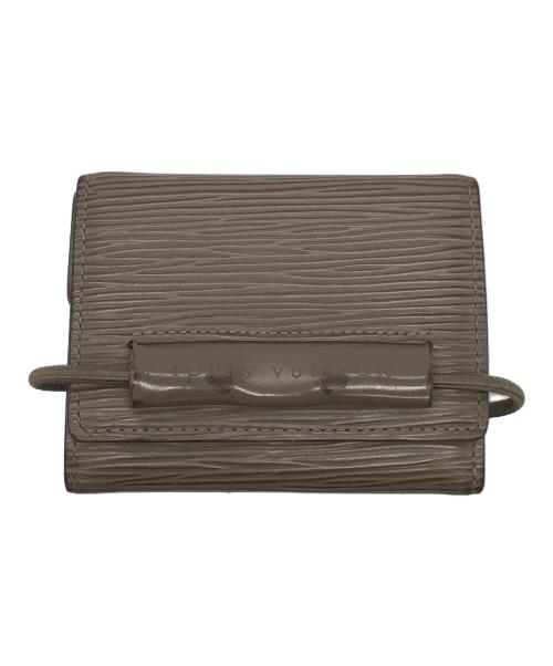 LOUIS VUITTON（ルイ ヴィトン）LOUIS VUITTON (ルイ ヴィトン) コインケース エラスティック ベージュの古着・服飾アイテム